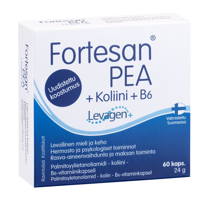 Fortesan PEA + Koliini + B6 60 kapselia