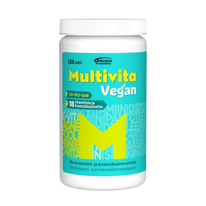 Multivita Vegan monivitamiiniI 120 kpl kuva 3