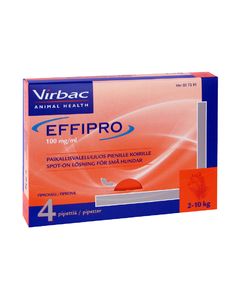 EFFIPRO paikallisvaleluliuos 100 mg/ml Pipetti 4 x 0.67 ml