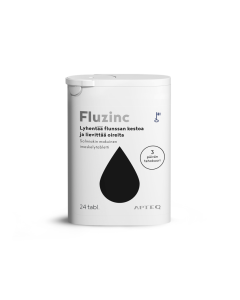 Apteq Fluzinc salmiakki 24 tabl