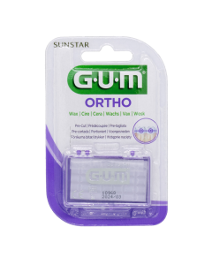 GUM Ortho Wax 723 kirkas 5 kpl