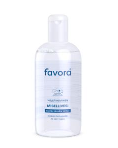 Favora hellävarainen misellivesi puhdistusvesi 250 ml