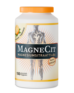 MagneCit Magnesiumsitraatti+B6-vitamiini 100 purutabl
