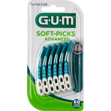 GUM SOFT PICKS ADVANCED LARGE 60 KPL