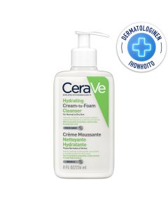 CeraVe Hydrating Cream-to-foam Cleanser puhdistustuote 236 ml