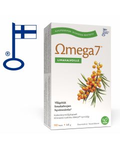 Omega7 Kaksoistyrniöljy FIN 90 kaps