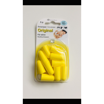 SwedSafe Original korvatulppa (M/L) 8x5 paria