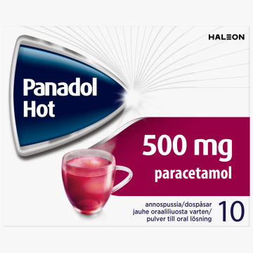 PANADOL HOT jauhe oraaliliuosta varten 500 mg 10 kpl