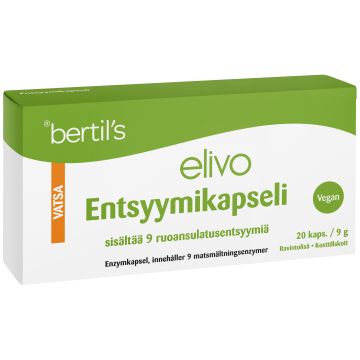 bertils Elivo Entsyymikapseli 20 kapselia