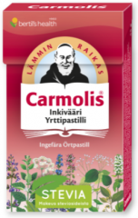 Carmolis Inkivääri Yrttipastilli