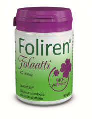 FOLIREN FOLAATTI 400 MIKROG 90 tabl