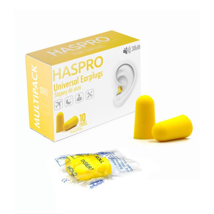1000012752_Haspro_UNIVERSAL_korvatulpat_keltainen_10_paria_pakkauskuva_Pakkauskuva21333_jpg