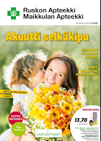 Laatuapteekki lehti nro 3 Oulun Ruskon Apteekki